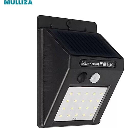 Street lamp LED split double-sided three sided outdoor courtyard human body induction solar wall lamp household