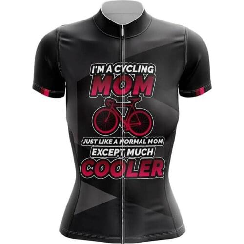 =Black Summer Women Cycling Clothing MTB Road Biking Jersey Short Sleeve Bicycle Wear Clothes Girl Mallot Ciclismo Mujer Verano