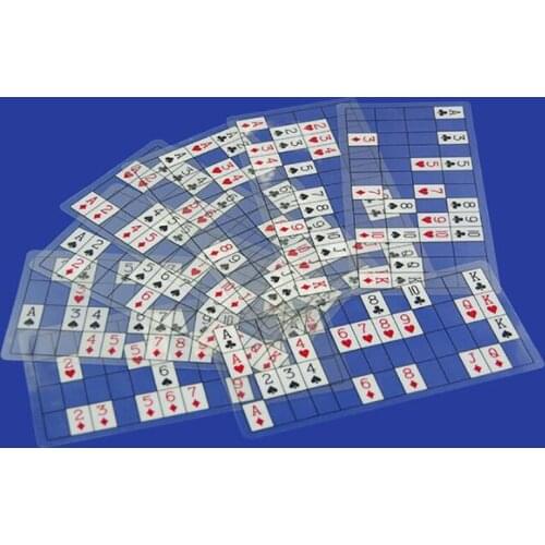 1 Set Magic Test Card Props Close Up Magician Childrens Toys party Entertainment Family Games Perspective Card