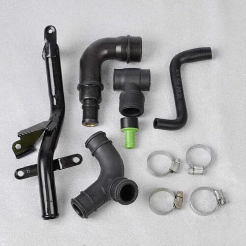 10pcs 06A103213F Engine Crankcase Breather Vent Hose Pipe Fit for VW Passat B5 AUDI A4 A6 Skoda Superb 1.8T 1995 - 2005 2006