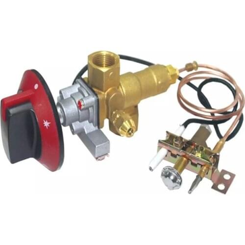 100000BTU LPG/NG gas oven stove Inlet valve, pilot burner and Knob whole sets