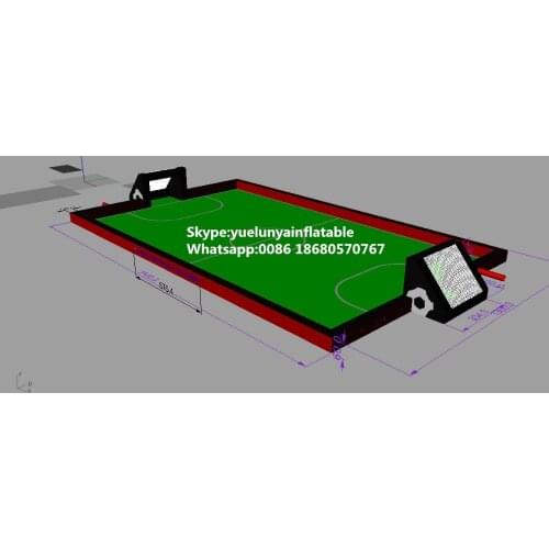 2016 new Factory direct Inflatable slide, Inflatable soccer field KYG-103