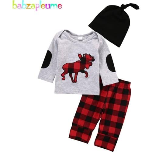 3PCS/Set 2017 Spring Baby Clothing Child Tracksuits Newborn Boys Clothes suit Girls Baby Outfits tops pants hat Infant Boy A136