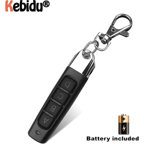 433MHZ Remote Control Switch ABCD Key For Garage Gate Door Opener Duplicator Cloning Code Mini Wireless Controller 5 colors New