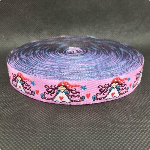 5/8"(16mmX10yards)handmade accessories laciness ribbon Jacquard Ribbon Curly hair girl ZERZEEMOOY