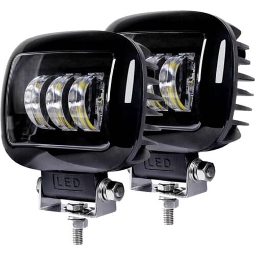 5 Inch Led Work Light Bar 6000K White Flood Beam For Car 4x4 Offroad Truck Boat UAZ ATV 12V 24V Led Angel Eyes Driving Lights