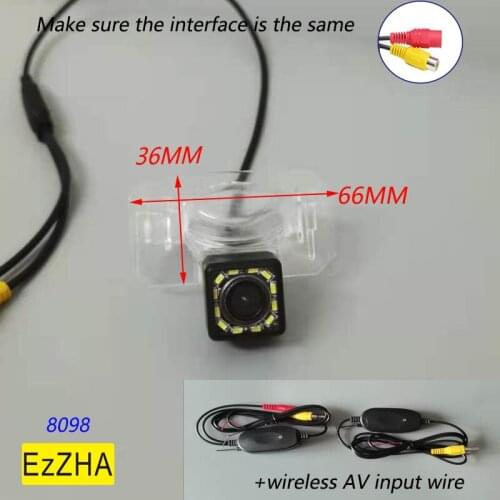 EzZHA 4 8 12led lighFor Honda Civic 2006 ~ 2011 Reversing Camera Car Back up Parking Camera Rear View Camera HD CCD Night Vision