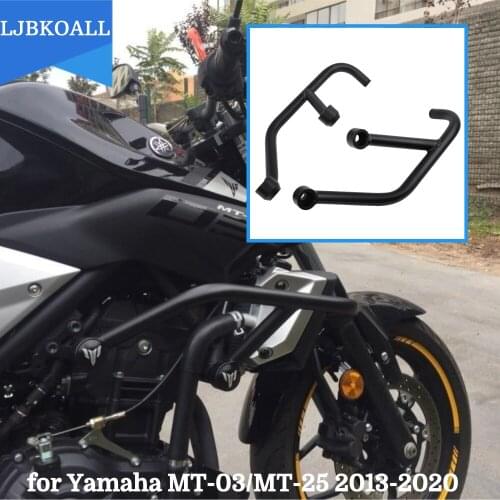 Motorcycle Crash Bar Engine Guard Frame Protector Bumper for Yamaha MT 03 MT25 MT-03 MT-25 2015-2020 Accessories 2019 2018 2017