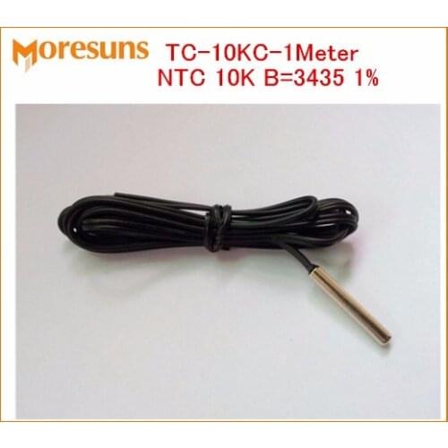 Free Ship 5pcs TC-10KC-1M NTC 10K B=34351% accuracy NTC thermal probe,NTC sensor probe temperature sensor cylindrical T1-01