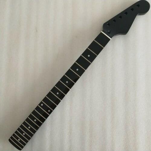 Black New 22 frets Maple guitar Neck maple Fingerboard Electric Guitar part