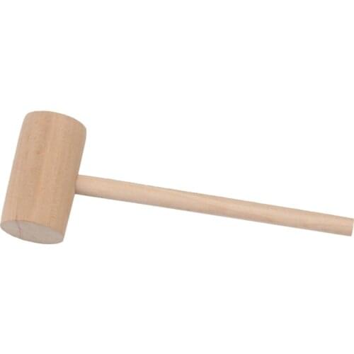 Mini Wooden Hammer Wooden Crab Lobster Seafood Hammers Natural Hardwood Cracker Mallets Pounding In Solid For Cracking Chocolate