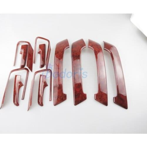 For Toyota Land Cruiser 150 Prado LC150 FJ150 2010-2018 Interior Wooden Handle Bowl Insert Trim Panel Car-Styling Accessories