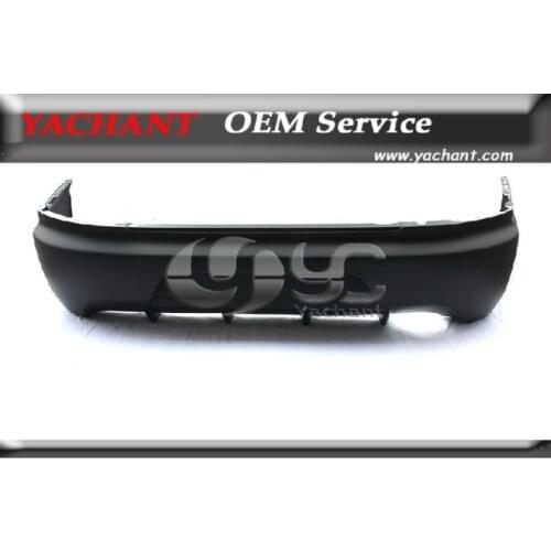 FRP Fiber Glass OEM Style Rear Bumper Fit For 2003-2007 Mitsubishi Lancer Evolution 8-9 JDM