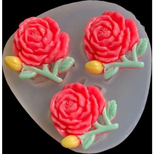 Handmade Flower Jewelry Epoxy Resin Casting Molds Rose Cuckoo Camellia Floral Silicone Resin Mold Jewelry Making Tools