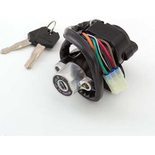 6-Pins Motorcycle Ignition Switch Lock Set with 2 Master Keys for Suzuki GSX600 Katana 1998-2003 GZ125 TL1000R GSX750F 1998-2006