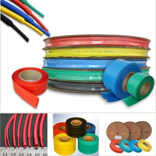10meter High Quality 4MM 5MM 8mm Assortment Polyolefin Heat Shrink Tubing Tube Sleeving Wrap Wire Cable Kit