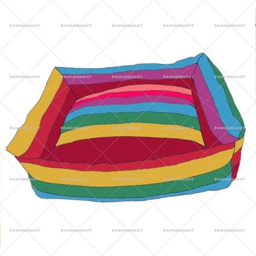 Pet Dog Bed for Small Medium Large Dogs Accessories French Bulldog Bed Sofa Mat Nest Sleeping Warm Letter Print Bed PB0073