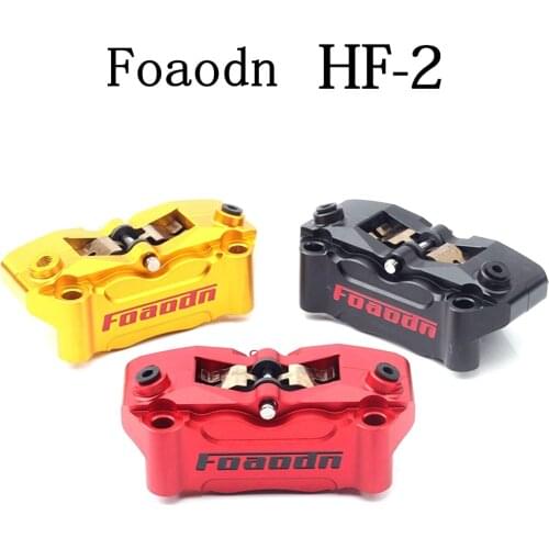 Motorcycle Universal Modified 32mm*4 piston front/rear Brake Caliper Hydraulic brake pump100mm For Honda Yamaha Kawasaki Suzuki