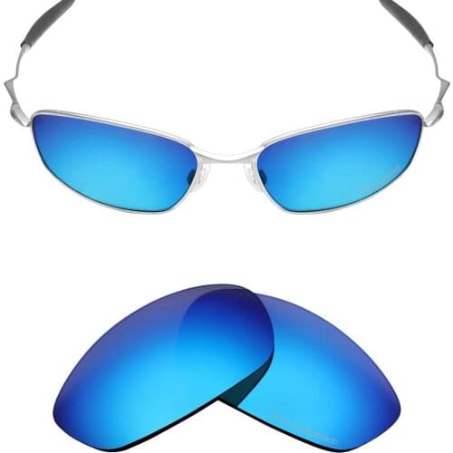 Mryok+ POLARIZED Resist SeaWater Replacement Lenses for Oakley Whisker Sunglasses Ice Blue
