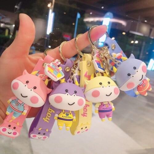 Cartoon Fashion Crossing Mavericks Anime Keychain Creative Cute and Cute Bag Pendant Keychain Couple Pendant Charm Keychain