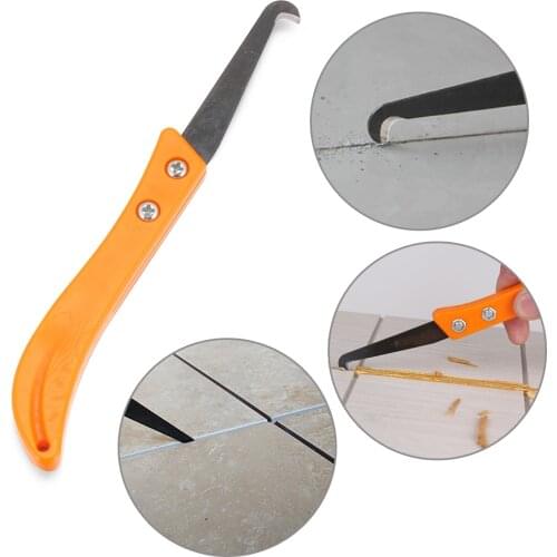 New Professional Gap Hook Knife Tile Repair Tool Old Mortar Cleaning Dust Removal Steel Construction Building Hand Tools