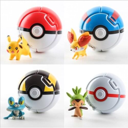 Pikachu Jenny Turtle Pocket Monsters Ball Changed Action Figure Toy Gift