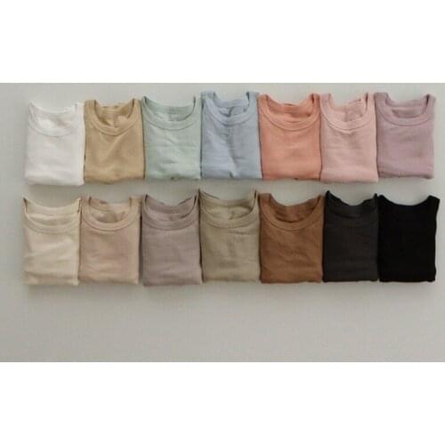 Retail Kids Clothes Toddler Boys Outfits Children Homesuit Girls Summer Tees Pajamas 1-5Y Ribbed Cotton Unisex T-shirt + Shorts