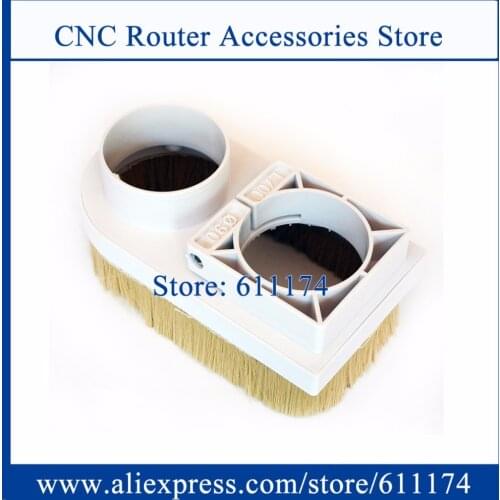 Dust brush Dust collector Cover D100mm wood cnc spindle motor dust collector device 100MM
