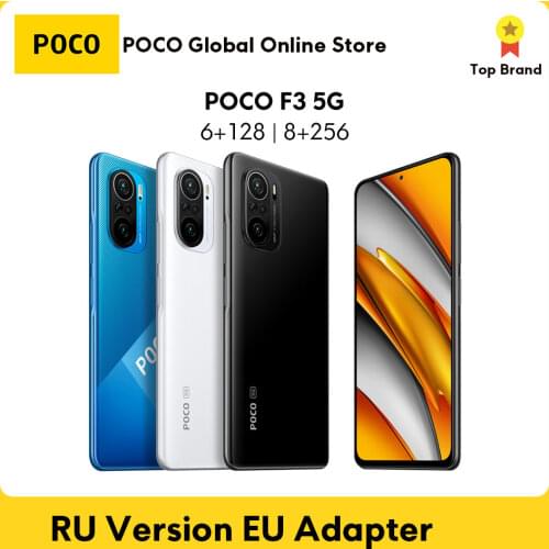 Global Version POCO F3 5G Xiaomi SmartPhone 6GB 128GB/8GB 256GB Snapdragon 870 Octa Core 6.67"120Hz E4 AMOLED Display