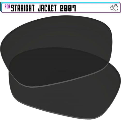 EZReplace Polarized Replacement Lenses for - Oakley Straight Jacket 2007 Sunglasses - Black
