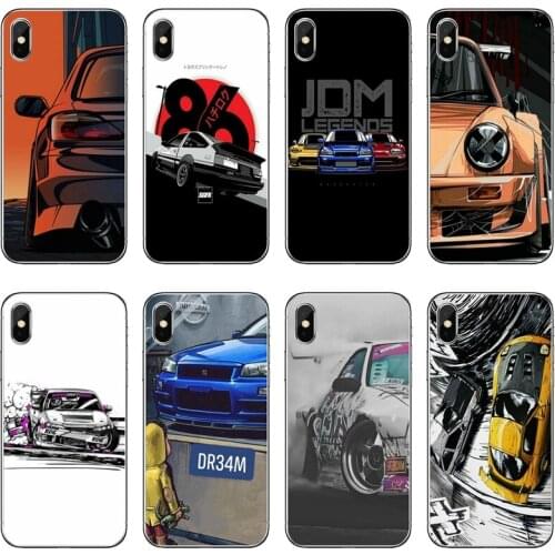 Japan JDM Car AE86 Accessories Phone Case For iPhone 11 Pro XS Max XR X 8 7 6 6S Plus 5 5S SE 4S 4 iPod Touch 5 6