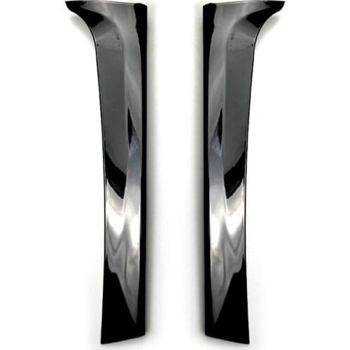Back Window Rear Spoiler Side Wing Splitter Trim for Tiguan MK2 2017 2018 Gloss Black 2Pcs