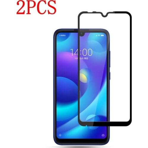 2PCS Full Glue Full Cover Tempered Glass For Xiaomi Mi Play Screen Protector protective film For Xiaomi Mi Play glass