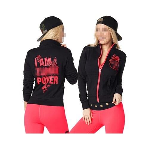 New arrive become stronger Women Tops running clothes coat women jacket T1543