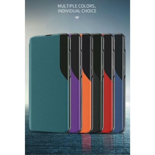 100pcs/Lot Smart Magnetic Leather Flip Phone Case For iPhone 13 12 Mini 11 Pro XS Max XR X 7 8 6 6S Plus SE 2020 Coque Fundas