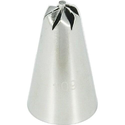 30pcs/lot)Free Shipping FDA High Quality Stainless Steel Cake Decorating Icing Nozzle #109 with Core