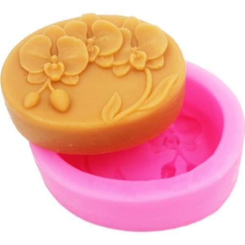 3D Flower Shape Soap Silicone Mold Form DIY Fondant Cake Decorating Baking Tools Handmade Sugarcraft Candy Chocolate Molds