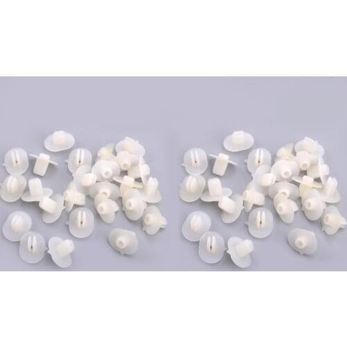 50Pcs Nylon Bumper Grommet Nut Clip Retainer Fit for Honda Civic Accord CR-V Acura 71144SR3A00