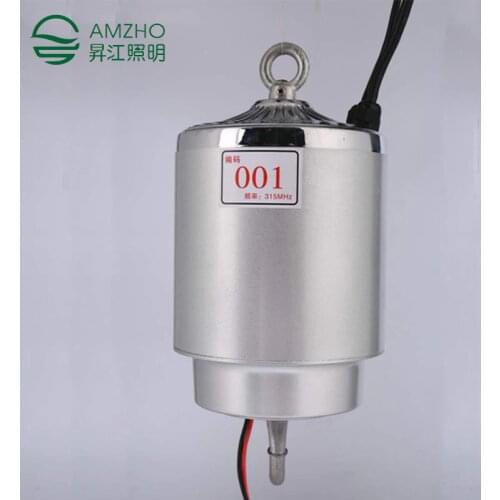 AMZHO 25M 10 KG Chandelier Lift Lamp Remote Control Lighting Lifter Warehouse Light Remote System FS-25M10