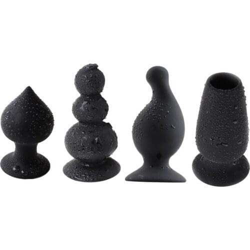 4 Pcs/Set Huge Anal Plug Sex Toys Large Butt Plug Adult Anus Expansion Stimulator Adults Sex Products G Spot Sex Toys For Women