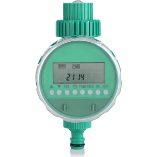 Automatic Electronic Garden Irrigation Timer Intelligent LCD Digital Display Plants Flowers Watering Controller Control Valve