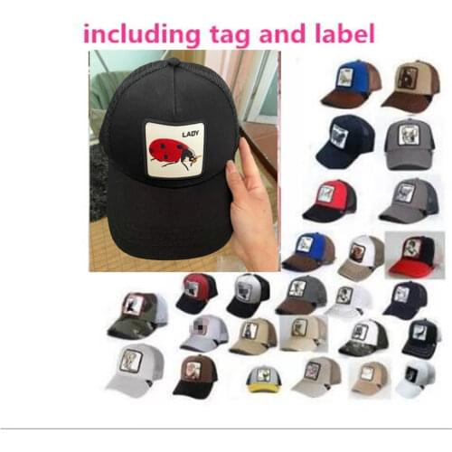 Goorin wolf New Baseball Cap Animal Embroidery Anime Cute Embroidery Summer Mesh Mens Ms. Outdoor Sunshade Truck Driver hats-k