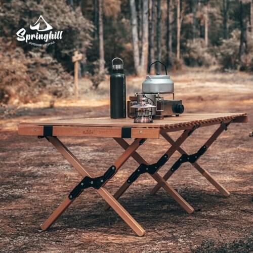 Wood Outdoor Folding Table and Chair Set Camping Chair Table Folding Bbq Grill Foldable Picnic Table Portable Camping Table