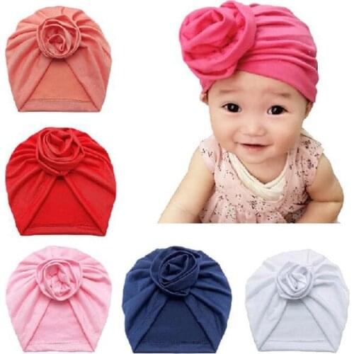 2019 Children Baby Girls baby hats Boho Hat Beanie Scarf Turban Head Wrap Cap newborn photography props knit cap beard