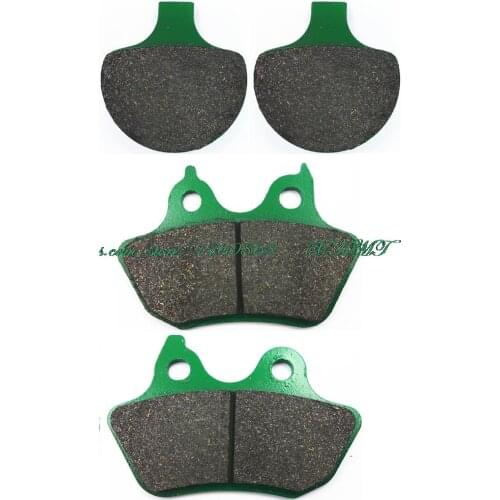 For HARLEY 1450 FXSTS FXSTSi Softail Springer 2000 - 2005 Disc Brake Pads Pill Front Rear 2004 2003 2002 2001