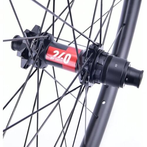 29er MTB Wheels Super Light DT Swiss 240 MTB Hub Mountain Bike Carbon Wheel Tubeless Ready XC Wheelset Hookless