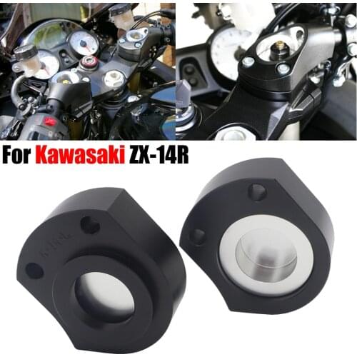 Handlebar Riser Spacer Kit For Kawasaki Ninja ZX-14R ZX14R ZX 14R ABS 06-2018 Ninja ZZR 1400 08-11 Handle Bar Riser Mount Clamp