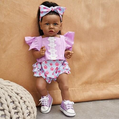 58CM Boneca Reborn 23inch Soft Silicone Vinyl Doll 58cm Soft Silicone Reborn Baby Doll Newborn Lifelike Bebes Reborn Dolls