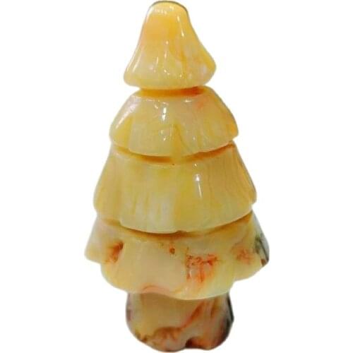 Healing crystals stone natural mixed material green aventurine Christmas tree for gifts