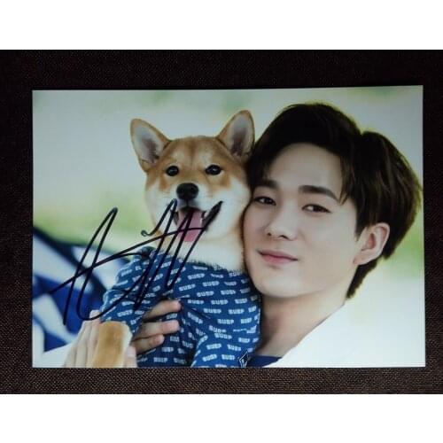 Signed NUEST W Aron Kwak Young Min autographed photo 5*7 6 versions 122018